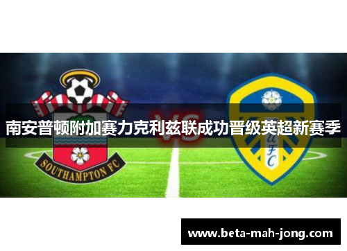 南安普顿附加赛力克利兹联成功晋级英超新赛季